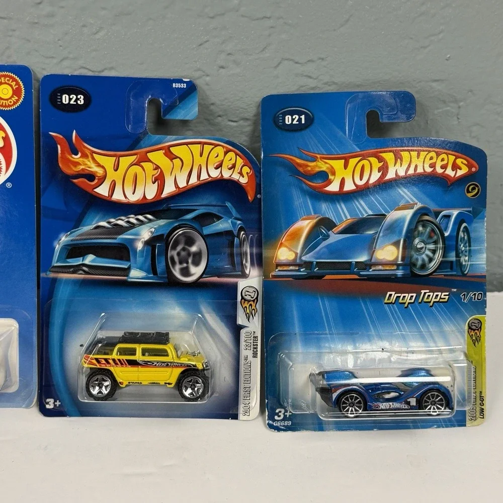 Hot Wheels Bent‎ Cards Still Sealed Lot Of 4 Various Models